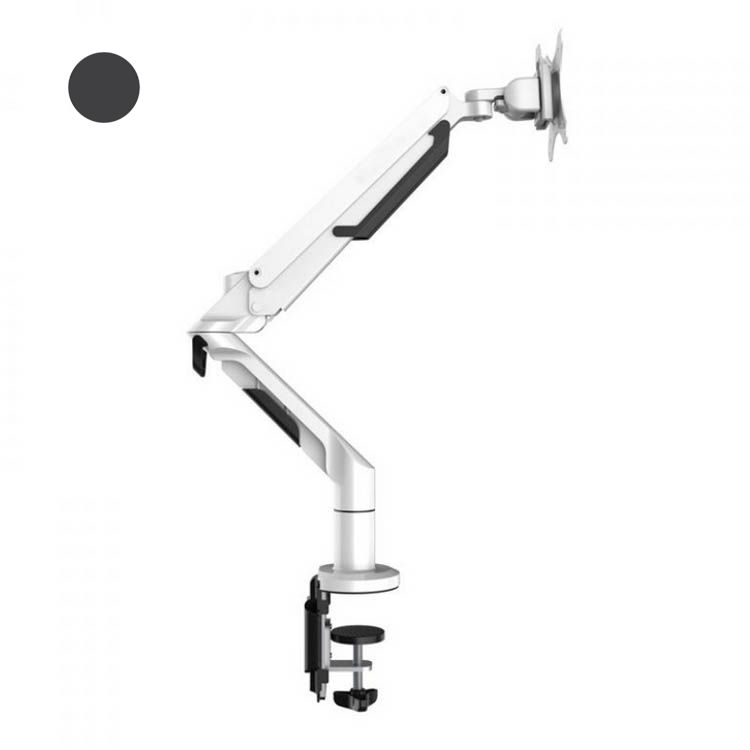 Begagnad monitorarm Easy Basic från ELJ Furniture. Vit, tillverkad i aluminium. 