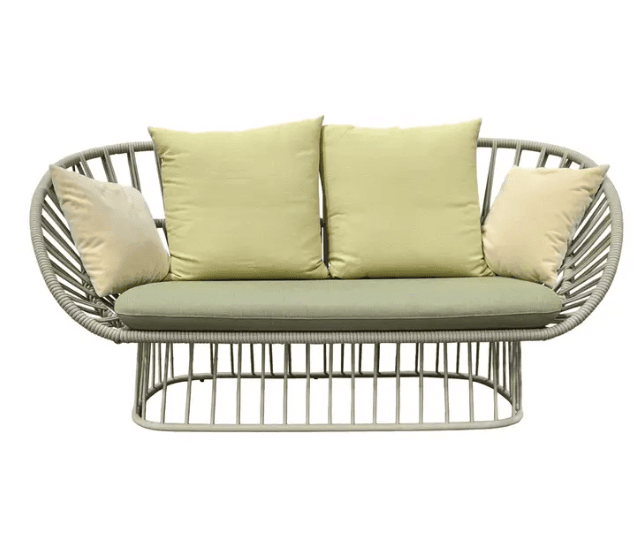 Kettal Cala Soffa begagnad grön/gul