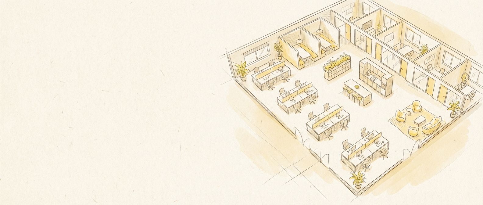 Få hjälp med hela inredningsprojekt, mindre projekt eller produktval för ditt företags lokaler