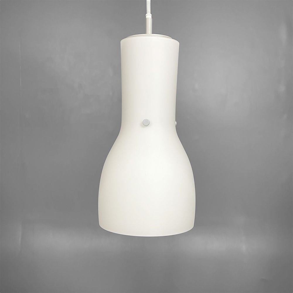 Ateljé Lyktan Tundra begagnad taklampa vitt glas höjd 40 cm