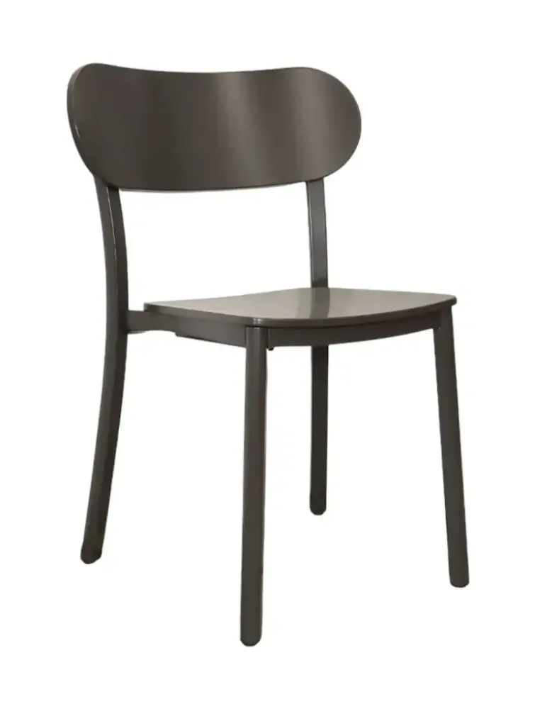 Begagnad matstol Hundranian från Stolab i färgen antracit. Mått: Höjd 80 cm, Bredd 55 cm, Djup 49 cm. 