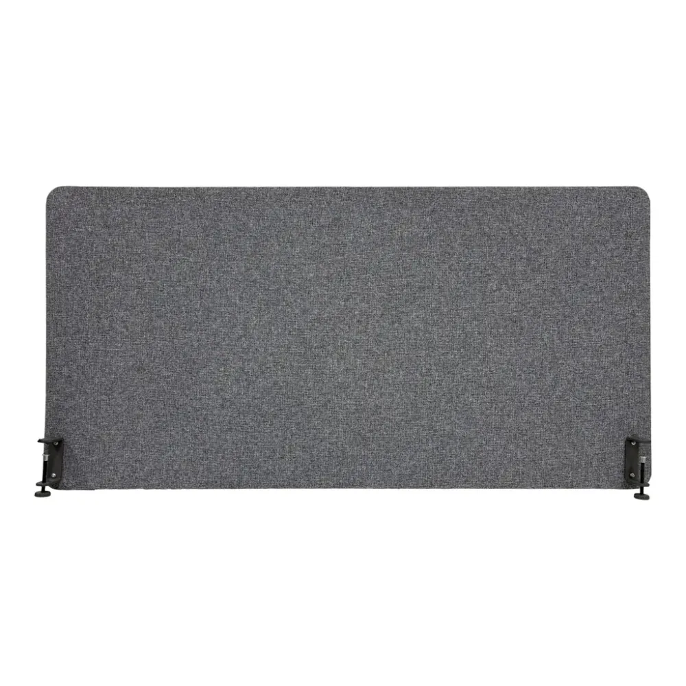 Lintex Edge begagnad bordsskärm grå 140x70 cm inklusive bordsfäste