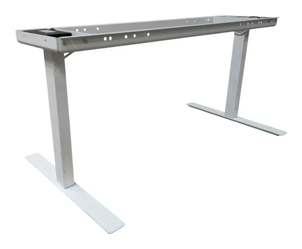 Begagnat elstativ från Lanab Design i vitt. Mått: Höjd 67-117 cm x Bredd 143 cm x Djup 73 cm. 