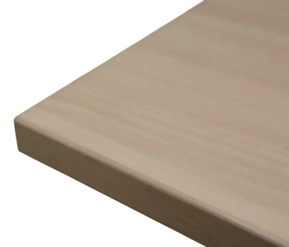Begagnad bordsskiva från Steelcase i asklaminat. Mått: höjd 1,5 cm, bredd 100 cm och djup 75 cm.