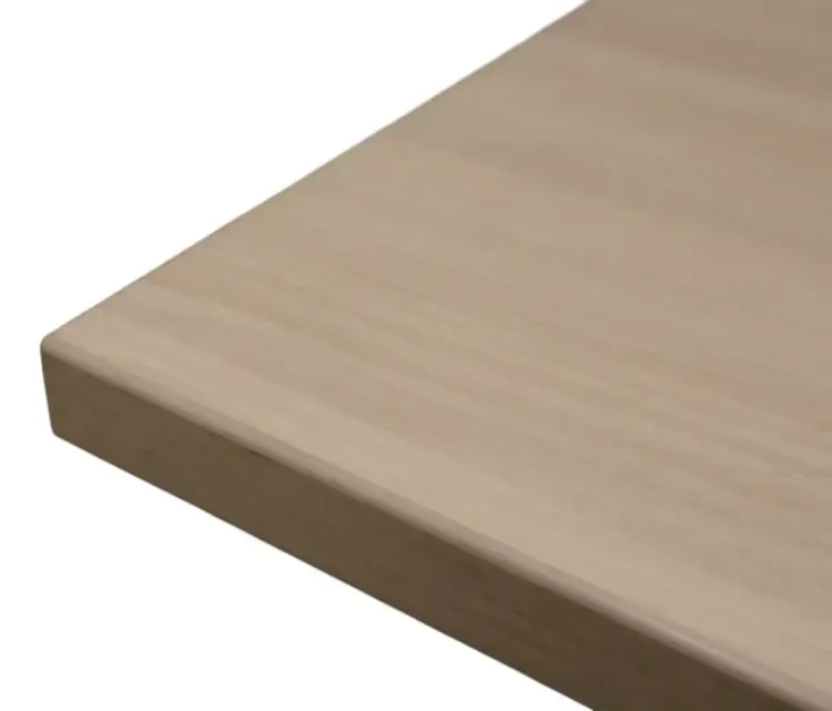 Begagnad bordsskiva från Steelcase i asklaminat. Mått: höjd 1,5 cm, bredd 100 cm och djup 75 cm. 