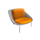 Fåtölj Offecct Netframe Grå/Orange