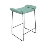 Begagnad-Barpall-Johanson-Design-Grön/Svart