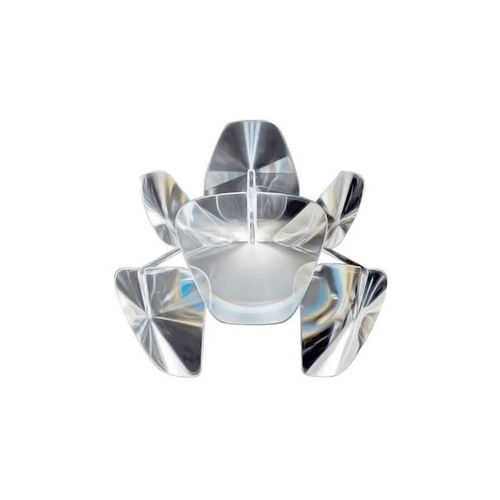 Hope D66/3A från Luceplan är en begagnad transparent vägglampa. Mått: bredd 48 cm, höjd 43 cm och djup 28,5 cm. 