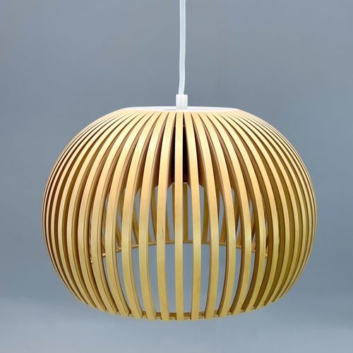 Secto Atto 5000 begagnad taklampa björk diameter 34 cm