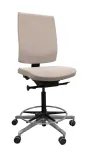 Begagnad kontorsstol ONE 3550 från EFG i beige. Utan armstöd. Mått: Höjd 142 cm x Bredd 70 cm x Djup 70 cm Sitthöjd: 67-88 cm. 