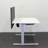 Begagnad bordsskärm 140 cm svart 140x60 cm