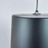 Begagnad taklampa Hide från Zero i svart. Mått diameter 30 cm och höjd 32 cm. 