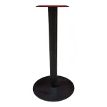 Begagnat Pelarstativ i lackad svart metall. Mått: Höjd 85 cm x Bredd 50 cm x Djup 50 cm.  
