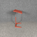 Begagnat laptopbord NesTable från Vitra i orange. Mått: bredd 50 cm, djup 35 cm och höjd 57 - 77 cm. 