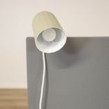 AY Klämlampa Noc Clip begagnad skrivbordslampa Beige