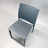 Begagnad utestol Maya från Siesta i grå färg. Mått: bredd 44 cm, djup 50 cm och höjd 81 cm, sitthöjd 45 cm. 