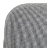 Begagnad stol med hjul Add Move från Lammhults med helklädd sits och rygg i ljusgrått tyg. Mått: Höjd 80 cm, bredd 44 cm och djup 47 cm. 