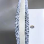 Begagnad bordsskärm Edge från Lintex i gråmelerat tyg. Mått: Bredd 120 cm, Djup 3 cm, Höjd 70 cm. 