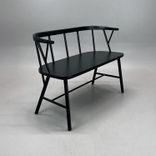 Begagnad sittbänk Yes Yes 098 från NC Möbler i svart. Mått: Bredd 102 cm, djup 49 cm, höjd 75 cm, sitthöjd 46 cm. 