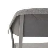 Begagnad konferensstol Button från Gärsnäs i grått. Mått: höjd 82 cm, sitthöjd 45 cm, sittbredd 41 cm och sittdjup 41 cm. 