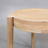Begagnad pall Pal från Northern i ek. Mått: Diameter 37 cm, höjd 46 cm. 