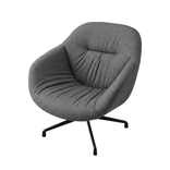 Begagnad fåtölj AAL 81 Soft från HAY i grått tyg. Mått: Höjd 81 cm, Bredd 76 cm, Djup 73 cm.  