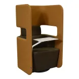 Martela PodSeat brun begagnad fåtölj