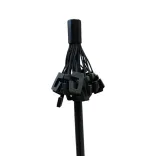 Begagnad klädhängare Gobble från Materia i svart. Mått: Höjd 198 cm, Bredd 70 cm, Djup 70 cm. 