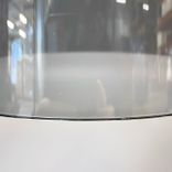Begagnad svart taklampa från Pedrali, modell L001S/A med skärm av polykarbonat som är lite genomskinligt. Mått: Diameter 26.6 cm, Höjd 31.7 cm. 