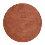 Begagnad rund matta med en diameter på 240 cm. I rosa färg med e sammetsliknande yta. Perfekt för hemmet eller kontoret.