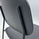 Begagnad matstol Soft Edge 10 från HAY i svart. Mått: bredd 50 cm, djup 53 cm, Höjd: 78 cm, Sitthöjd: 46 cm. 