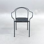 Begagnad matstol Kyparn från Nola i grått. Mått: Bredd: 49 cm, Djup: 54 cm, Höjd: 77 cm, Sitthöjd: 45.5 cm. 