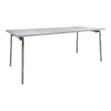 Begagnat hopfällbart bord Quickly från Lammhults i vitt. Mått: höjd 72 cm, bredd 180 cm, djup 80 cm. 