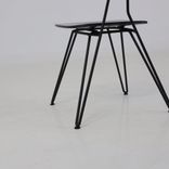 Begagnad svart matstol Overdyed från Moroso, designad av Diesel. Mått: Höjd 84 cm och sitthöjd 45 cm.