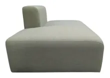 Mags begagnad modulsoffa från HAY i ljusgrönt tyg. Mått: höjd 66 cm, bredd 131 cm och djup 91 cm, sitthöjd 39 cm. 