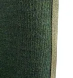 Begagnad fåtölj Mingle från EFG i ljusgrön och mörkgrön textil. Mått: Höjd 140 cm, bredd 66 cm och djup 57 cm. 