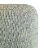 Begagnad fåtölj Mingle från EFG i ljusgrön och mörkgrön textil. Mått: Höjd 140 cm, bredd 66 cm och djup 57 cm. 