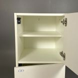 Begagnat personalskåp från Övrig med två luckor i vit färg. Utrustad med RFID-lås för hög säkerhet. Mäter 45x47x130 cm. Garanti 2 år.