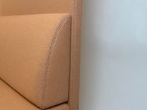 Begagnad soffa Half a Hut sofa från Götessons. Mått: Djup: 55 cm, Bredd: 86 cm, Höjd: 145 cm, Sitthöjd: 45 cm.