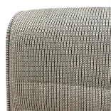 Begagnad konferensstol från Offecct, modell Quilt, klädd i beige tyg. Mått: Höjd 73 cm x Bredd 57 cm x Djup 72 cm. Sitthöjd: 40 cm. 