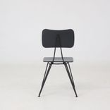 Begagnad svart matstol Overdyed från Moroso, designad av Diesel. Mått: Höjd 84 cm och sitthöjd 45 cm.