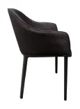 Begagnad konferensstol Softshell från Vitra i lila med svart underrede. Mått: höjd 80,5 cm, bredd 55 cm och djup 57 cm, sitthöjd 48 cm. 