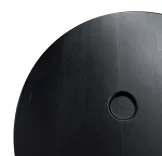 Begagnad barstol Sputnik 100 från NC möbler i svart. Mått: Höjd 75 cm x Bredd 36 cm x Djup 36 cm.  