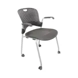 begagnad-stol-med-hjul-Herman-Miller-Svart