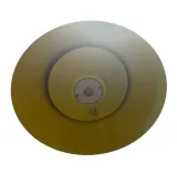 Begagnad taklampa Sempé från Wästberg i grön, gul och röd. Mått: höjd 28 cm, bredd 117 cm, djup 28 cm. 