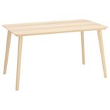 Begagnat matbord Lisabo från Ikea i ask. Mått: Längd 140 cm, Bredd 78 cm, Höjd 74 cm. 