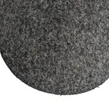 Begagnad takabsorbent Airbloom från Abstracta. I mörkgrå formpressad filt. Mått: höjd 5 cm, bredd 47 cm och djup 51 cm. 