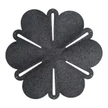 Begagnad takabsorbent Airbloom från Abstracta. I mörkgrå formpressad filt. Mått: höjd 5 cm, bredd 47 cm och djup 51 cm. 
