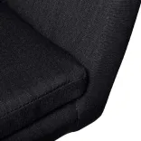 Begagnad konferensstol från Lotus Furniture modell Amsterdam i svart. Med snurrbart stativ. Mått: höjd 76 cm, bredd 62 cm och djup 57 cm, sitthöjd 46 cm. 