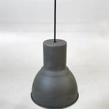 Begagnad taklampa Hektar från IKEA grått metall. Mått: Diameter 22 cm och höjd 26 cm. 